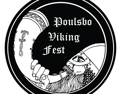 Poulsbo Viking Fest Logo Idea. (Personal Project)