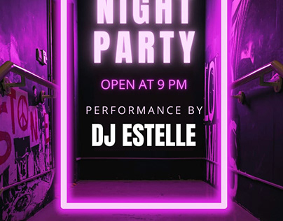 Night Party flyer