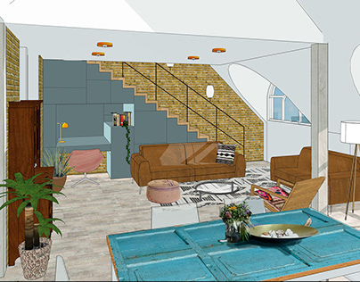 Modellbau Dachgeschoss -Modeling for attic storey