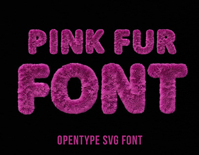 Pink Fur Font