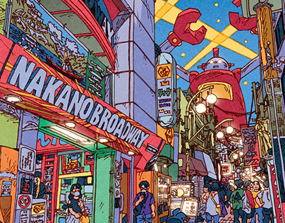 Tokyo SF nightscape(1-3)