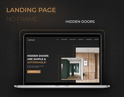 NoFrame - Door Landing Page