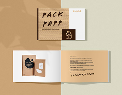 Magazinlayout Packpapp
