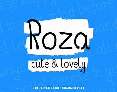Roza // font