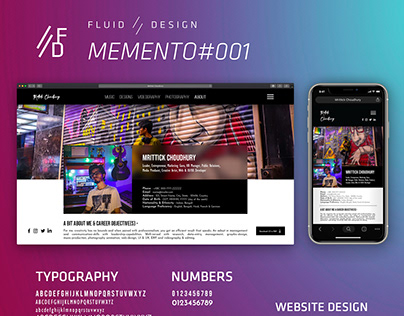 Website Design - MEMENTO#001
