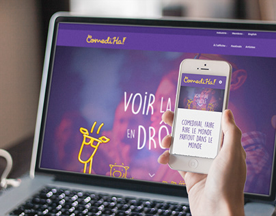ComediHa! | Design d'interface
