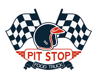LOGO "PIT STOP" FOOD TRUCK