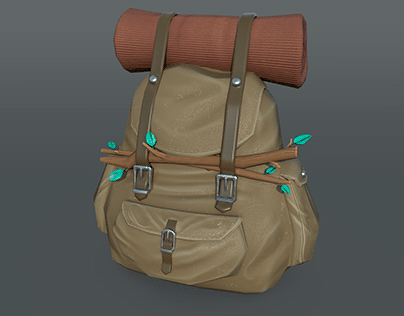 3D mountain backpack