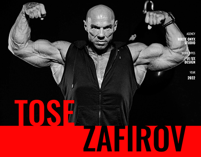 Tose Zafirov Fitness Trainer - Fitness Website