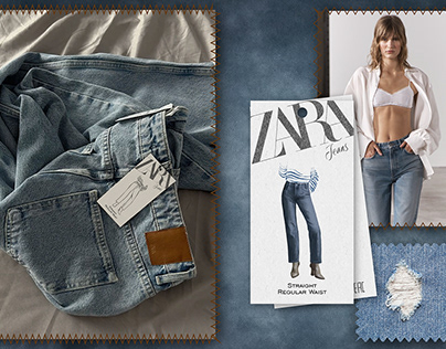 Hangtags for jeans fit for Zara