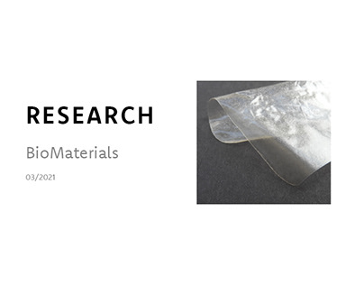 Project thumbnail - BioMaterials research