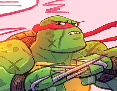 Raphael of The Teenage Mutant Ninja Turtles