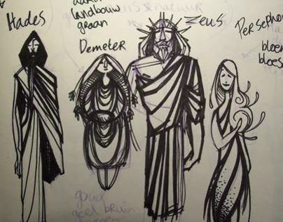 Hades and Persephone: First Character Design