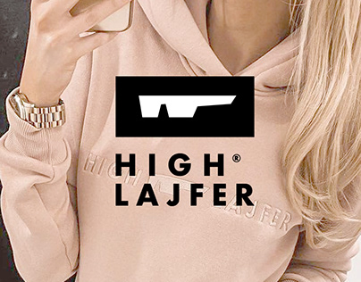 Project thumbnail - High Lajfer | clothes brand premium logo design