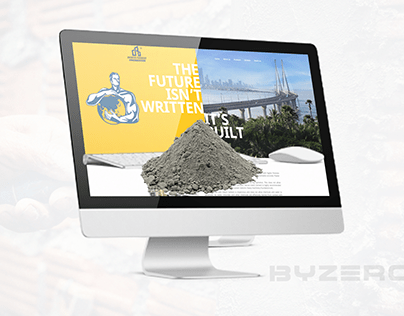 Intech Cement website design