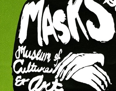 Masks Exhibition poster