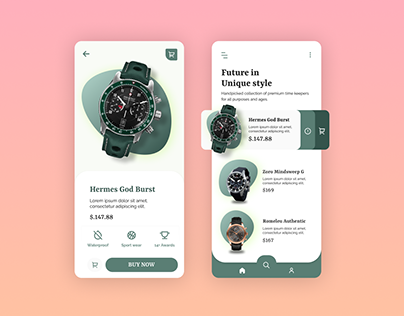 Premium Watches - Ecommerce App