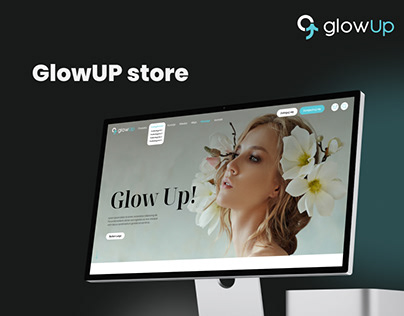 GlowUP Store // website design
