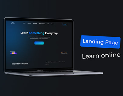 Project thumbnail - Online Learning Landing Page