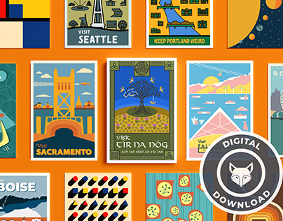 Vector Art Posters - Digital Downloads On My Etsy Shop