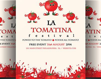 La Tomatina Event Flyer