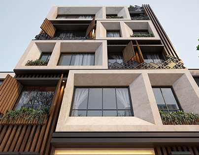 Residential modern facade deign