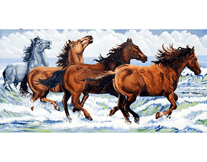 Horse Canvas Wall Art Decor | Emerging Artist