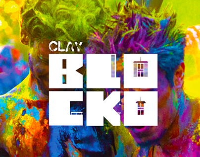Brand Identity Design: Clay Blocko Party