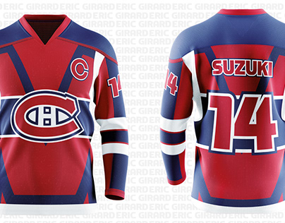 Nhl Montreal Canadiens Reverse Retro 3D Hockey Jerseys