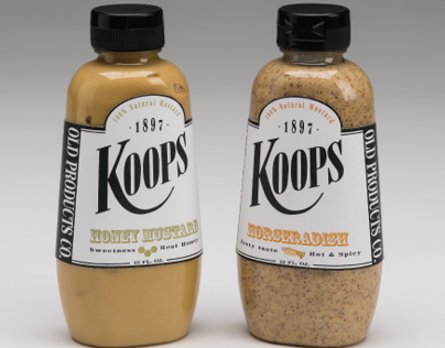 Redesign Koops Mustard Label