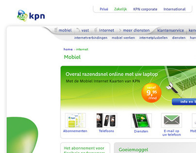 KPN 2008 Various Visual Interaction Design Web