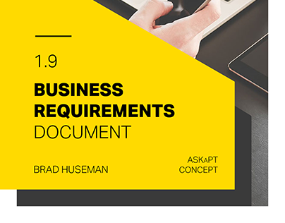 UX Immersion 1.9: Business Requirements Document
