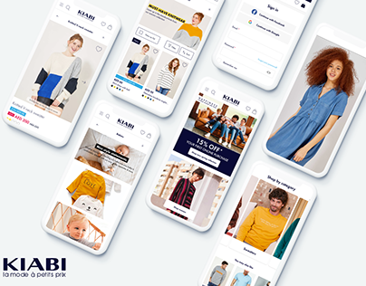 Kiabi E-Commerce Responsive UI Design