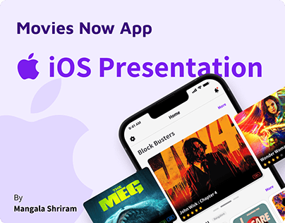 iOS App Ui - Movies Now