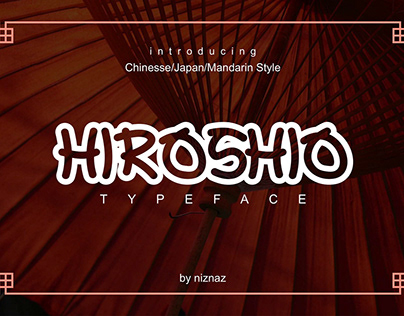 Hiroshio Typeface (free download)