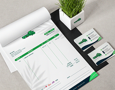 Product Invoice & Business Card Design