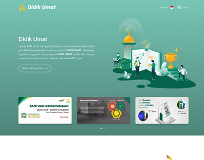 Didik Umat - Laznas BSM - Web Design (UI/UX)