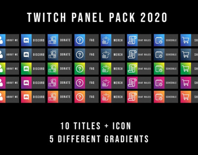 Twitch panel pack