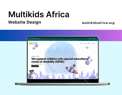 Multikids Africa Website Design