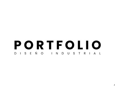 Portfolio - Diseño Industrial