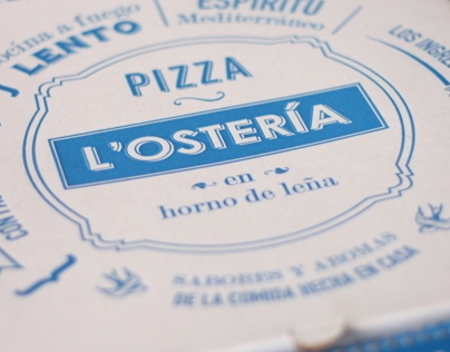 L'Ostería Pizza Packaging