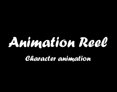 Character animation reel
