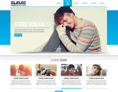 Bleum Commerce Website