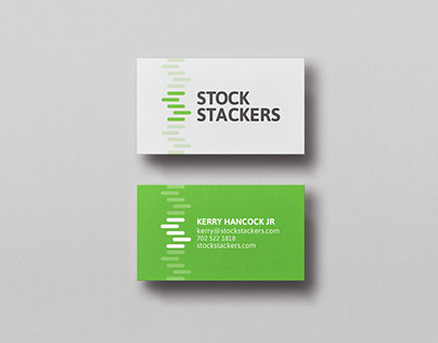 Stock Stackers Logo and Business Card