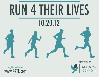 Run 4 Their Lives poster campaign