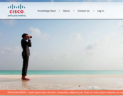 Cisco Affiliate Portal Site