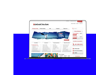 UniCredit - Landing page, UI, UX, Web, Interactive, We