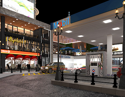 Gaz station design- renovation project