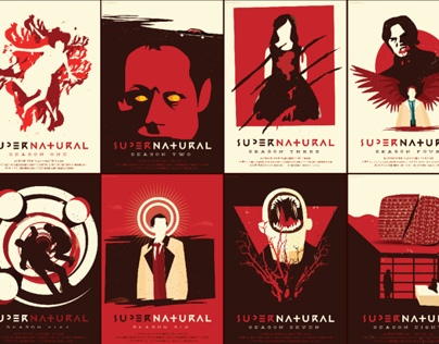 Supernatural Reimagined Season Posters