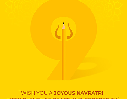Happy Navratri Creative Ads